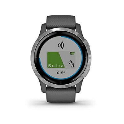【中古】 GARMIN vivoactive 4 Shadow Gray/Silver 010-02174-07