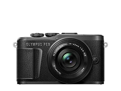 【中古】 OLYMPUS ミラーレス一眼カメラ PEN E-PL10 14-42mm EZレンズキット ブラック