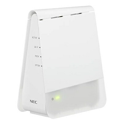 【中古】 NEC WiFi メッシュルーター 単体(ルーター本体にも中継機になる)Wi-Fi6 (11ax) / AX1800 無線LAN Atermシリーズ (5GHz帯 / 2.4GHz帯) AM-AX1800HP(MC)【 iPhone 13 / 12 / iPhone SE(第二世代) / Nintendo Switch メーカー動作確認済み】