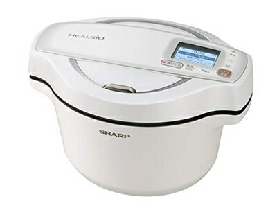 【中古】 シャープ 水なし自動調理鍋 1.6L ホワイト系SHARP ヘルシオホットクック KN-HW16F-W