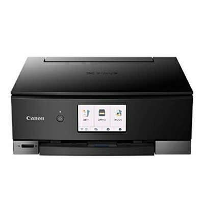 【中古】 Canon 印刷機 A4インクジェット練り合わせる機 PIXUS TS8430 黒いこと 2020年真似形 テレ細工物向け 普通