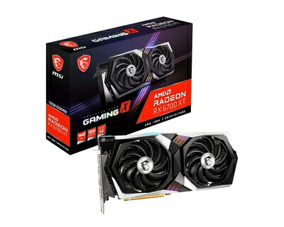 【中古】 MSI Radeon RX 6700 XT GAMING X 12G グラフィクスゲーム盤 VD7601