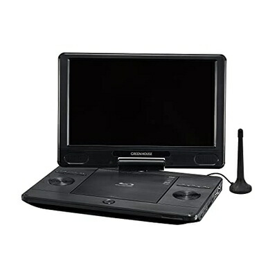【中古】 グリーンハウス 11．6型ポータブルブルーレイディスクプレーヤー TV付き添い人 黒いこと GH-PBD11BT-BK