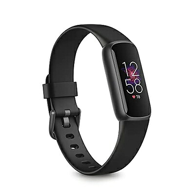 【中古】 Fitbit Luxe トラッカー フィットネストラッカー ブラック/グラファイト [5日間以上のバッテリーライフ/スマートウォッチ]｜Haute Produit