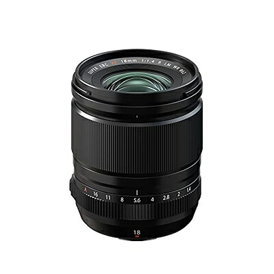【中古】 富士フイルム(FUJIFILM) X 交換レンズ フジノン 単焦点 広角 大口径 18mm F1.4 防塵防滴耐低温 リニアモーター(静音) 絞りリング F XF18MMF1.4 R LM WR ブラック｜Haute Produit