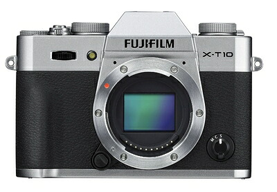 【中古】 FUJIFILM ミラーレス一眼 X-T10 ボディ シルバー X-T10-S
