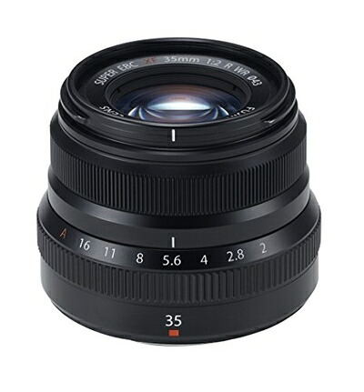 【中古】 富士フイルム(FUJIFILM) X 交換レンズ フジノン 単焦点 標準 コンパクト 35mm F2 防塵防滴耐低温 絞りリング ブラック F XF35MMF2 R WR B｜Haute Produit