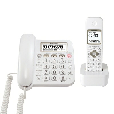 【中古】 革新者 TF-SA15S デジタルコードレス電話 子機1台付き添い人/しち面倒臭さ電話を掛ける打つ手 白いこと TF-SA15S-W