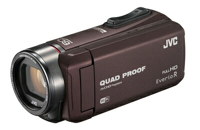 【中古】 JVC ビデオカメラ Everio R 防水5m 防塵仕様 Wi-Fi対応 内蔵メモリー64GB ブラウン GZ-RX600-T|Haute Produit