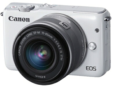 【中古】 Canon ミラーレス一眼カメラ EOS M10 レンズキット(ホワイト) EF-M15-45mm F3.5-6.3 IS STM 付属 EOSM10WH-1545ISSTMLK 37,959円