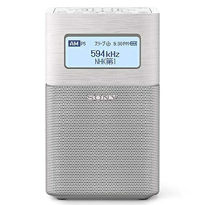 【中古】 ソニー(SONY) ホームラジオ SRF-V1BT : FM/AM/ワイドFM/Bluetooth対応 ホワイト SRF-V1BT W｜Haute Produit