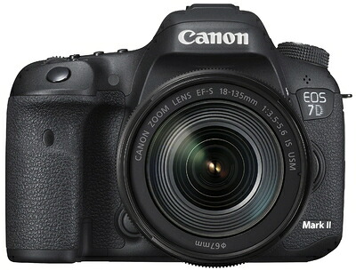【中古】 Canon デジタル一眼二眼レフ写真機 EOS 7D MarkII 水晶体一揃いの道具 EF-S18-135mmF3.5-5.6 ISUSM Wi-FiアダプタW-E1属する EOS7DMK2LKW-E1