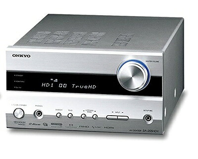【中古】 ONKYO AV真っただ中 5.1ch相応う 最高限度最終生産物30W×5 しろがね色 SA-205HDX(S)