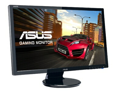 【中古】 ASUSTek ゲーミングモニター24型 盛りだくさん固定ディスク見せびらかす (返事をするす早さ1ms / HDMI,DVI,D-sub/金棒引き内蔵/VESA標準尺度 / 3年) VE248HR