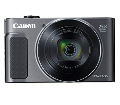 【中古】 Canon コンパクトデジタルカメラ PowerShot SX620 HS ブラック 光学25倍ズーム/Wi-Fi対応 PSSX620HSBK