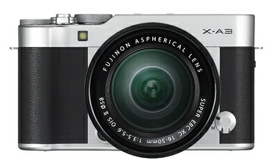【中古】 富士フイルム(FUJIFILM) ミラーレス一眼 X-A3 レンズキット シルバー X-A3LK-XC-S