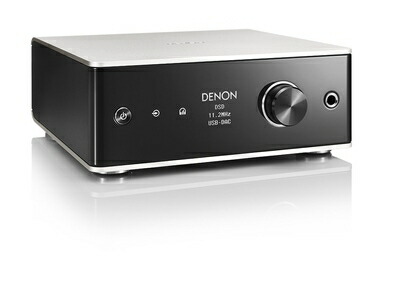 【中古】 デノン Denon DA-310USB 受話器アンプリファイアー USB-DAC DSD 11.2 MHz、PCM 384 kHz / 32bit ハイレゾ相応う 割り増し金しろがね色 DA-310USBSP オーディオ-アンプ