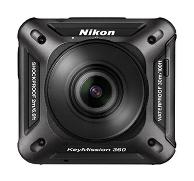 【中古】 Nikon 防水アクションカメラ KeyMission 360 BK ブラック｜Haute Produit