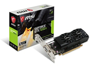 【中古】 MSI ロープロファイル対応 グラフィックスカード GEFORCE GTX 1050 TI 4GT LP 17,770円