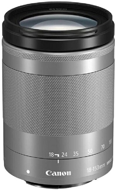 【中古】 Canon 望遠ズームレンズ EF-M18-150mm F3.5-6.3 IS STM ミラーレス専用 シルバー EF-M18-150ISSTMSL