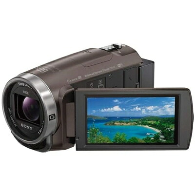 【中古】 ソニー ビデオカメラ Handycam 光学30倍 内蔵メモリー64GB ブロンズブラウンHDR-CX680 TI