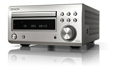【中古】 デノン Denon RCD-M41 ワイドFM AM/FMラジオチューナー ディスクリートアンプ搭載 Bluetooth?対応 CDレシーバー プレミアム シルバー RCD-M41SP