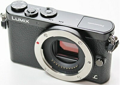 【中古】 Panasonic デジタル一眼写真機 ルミックス GM1 黒いこと DMC-GM1 上半身