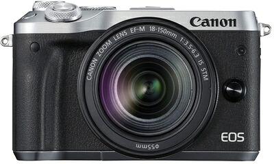【中古】 Canon ミラーレス一眼カメラ EOS M6 レンズキット(シルバー) EF-M18-150mm F3.5-6.3 IS STM付属 EOSM6SL-18150ISSTMLK|Haute Produit