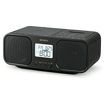 【中古】 ソニー CDラジオカセットレコーダー CFD-S401 : FM/AM/ワイドFM対応 大型液晶/カラオケ機能搭載 電池駆動可能 ブラック CFD-S401 B