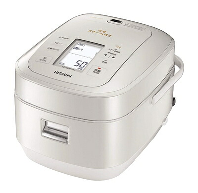 【中古】 日立 翦断応力水蒸気IH炊飯器 5.5合 パール白いこと RZ-AW3000M W