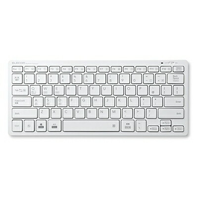 【中古】 エレコム Bluetooth 鍵盤 パンタグラフ式 軽さ マルチos相応う iPad Surface Chromebook 白いこと TK-FBP102WH