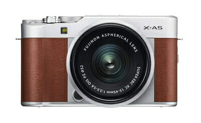 【中古】 富士フイルム(FUJIFILM) ミラーレス一眼カメラ X-A5レンズキット ブラウン X-A5LK-BW