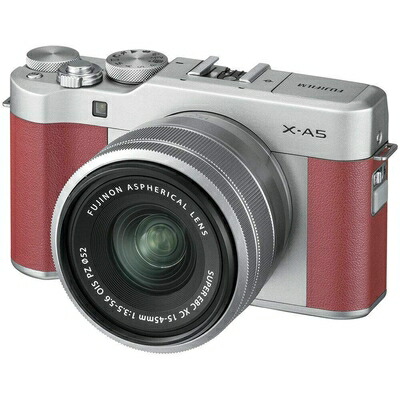 【中古】 FUJIFILM ミラーレス一眼カメラ X-A5レンズキット ピンク X-A5LK-P