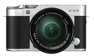 【中古】 富士フイルム(FUJIFILM) ミラーレス一眼カメラ X-A5レンズキット シルバー X-A5LK-S
