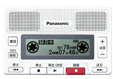 【中古】（新古品・未使用品） パナソニック ICレコーダー RR-CS300-W ホワイト｜Haute Produit