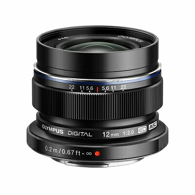【中古】(新古品・未使用品) OLYMPUS 単焦点レンズ M.ZUIKO DIGITAL ED 12mm F2.0 ブラック ED 12mm F2.0 BLK|Haute Produit