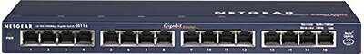 【中古】（新古品・未当て嵌める品） 【置き目品】 サイバー空間歯車 NETGEAR スイッチングこしき 16界面 1G 金属元素筐体 静音気違い受け答え リミテッドライフタイムハードウェア アンマネージスイッチ GS116-200JPS