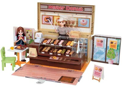 【中古】（新古品・未使用品） リカちゃん ドーナツいっぱい ミスタードーナツショップ