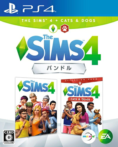 【中古】（新古品・未使用品） The Sims 4 Cats & Dogsバンドル - PS4