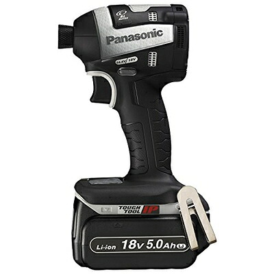 【中古】(新古品・未使用品) パナソニック 充電インパクト EZ75A7 デュアル (14.4V/18V対応) 小型全長118mm 18V大容量5.0Ah電池パック×2個・充電器・ケース付 インパクトドライバー グレー EZ75A7LJ2G-H|Haute Produit