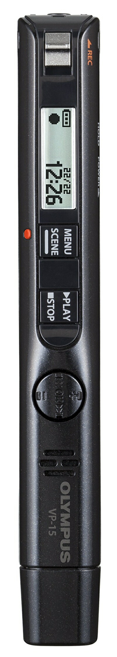 【中古】（新古品・未使用品） OLYMPUS ICレコーダー VoiceTrek VP-15 ブラック VP-15 BLK