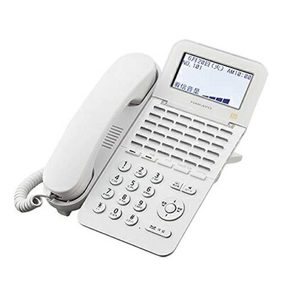 【中古】（新古品・未当て嵌める品） ナカヨ NYC-Si 36名取り草判定基準電話(W) 白 NYC-36SI-SDW