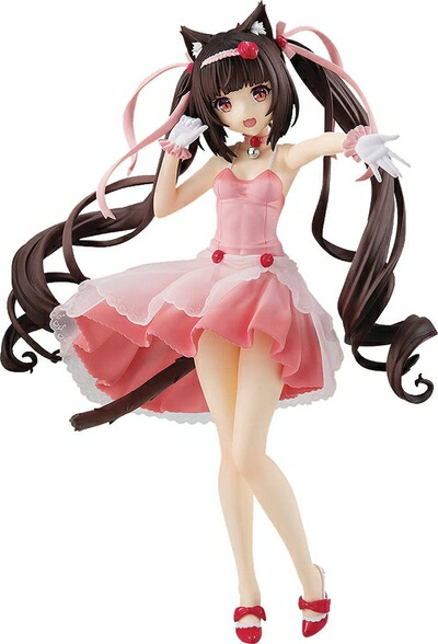 【中古】（新古品・未使用品） POP UP PARADE ネコぱら ショコラ カクテルドレス Ver. ノンスケール プラスチック製 塗装済み完成品フィギュア画像
