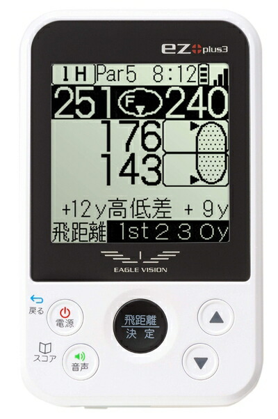 【中古】（新古品・未当て嵌める品） アサヒゴルフ EAGLE VISION ez plus3 EV-818