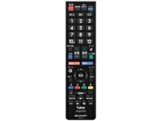 【中古】（新古品・未使用品） 【ゆうパケット対応品】シャープ[SHARP]　シャープ液晶テレビ用リモコン＜ブラック系＞ 【0106380512】