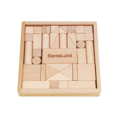 【中古】（新古品・未使用品） ボーネルンドオリジナル (BorneLund Original) オリジナル積み木 S 【積み木のほん付】 1歳頃 BZID003