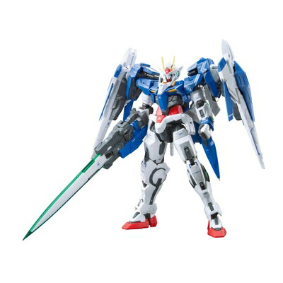 【中古】（新古品・未使用品） BANDAI SPIRITS(バンダイ スピリッツ) RG 機動戦士ガンダム00 GN-0000+GNR-010 ダブルオーライザー 1/144スケール 色分け済みプラモデル