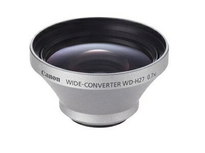 【中古】（新古品・未使用品） Canon ワイドコンバーター WD-H27 TV・オーディオ・カメラ-交換レンズ用アクセサリー-カメラ・ビデオカメラ・光学機器用アクセサリー