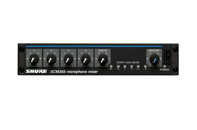 【中古】（新古品・未使用品） SHURE ミキサー SCM268