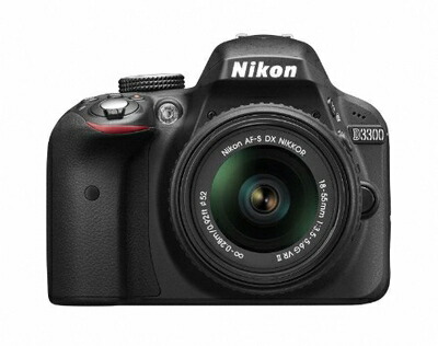 【中古】（新古品・未使用品） Nikon デジタル一眼レフカメラ D3300 18-55 VR IIレンズキット ブラック D3300LKBK